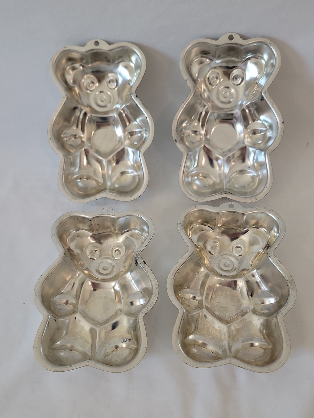 Teddy Bear Singles Bake, Cake Pans QTY of 4